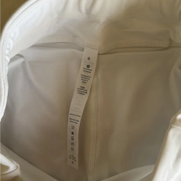 White Athletic Skirt Pace Rival Mid-Rise Skirt Size 4 - Picture 11 of 13